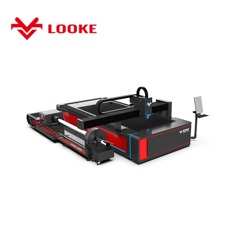 3015r Fiber Laser Cutting Machine Metal Steel CNC Laser Cutting Machine Small Fiber Laser Cutter with Cut Pipe