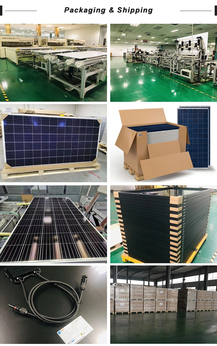 TUV, CE, SGS Half Cell Mono PV Fold Black Monocrystalline Polycrystalline Module Mono Industry Use Solar Energy Power Panel with 25 Years Warranty