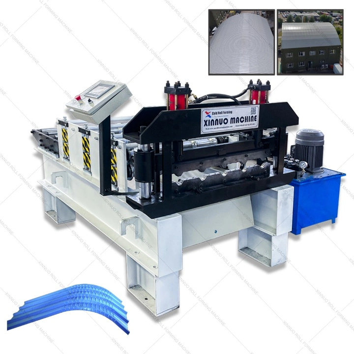 Metal Roof Sheet Panel Hydraulic Arch Curving Crimping Bending Machine