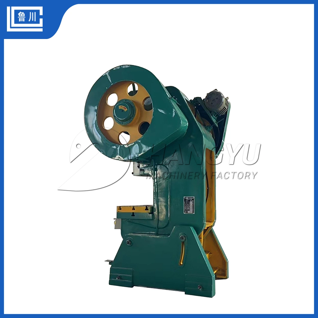 Hangyu J23 Series Servo CNC Punching Machine China Factory Mechanical Power Press Type J23-16t /25t Pneumatic Rotary Clamp Composer Press Machine