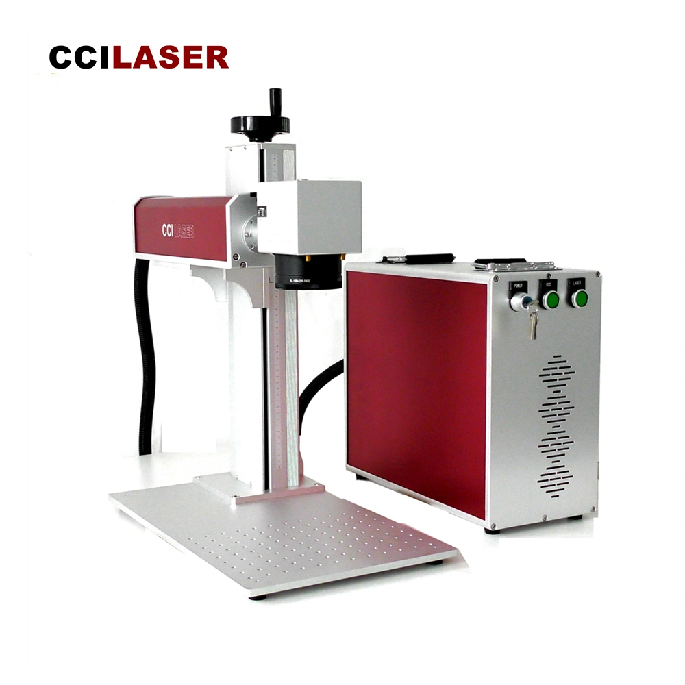 Portable CNC 30W 50W Fiber Laser Marking Machine/Laser Printer/Logo Printing Machine/Laser Engraver for Metal/Jewelry/Plastic/PCB/Glass