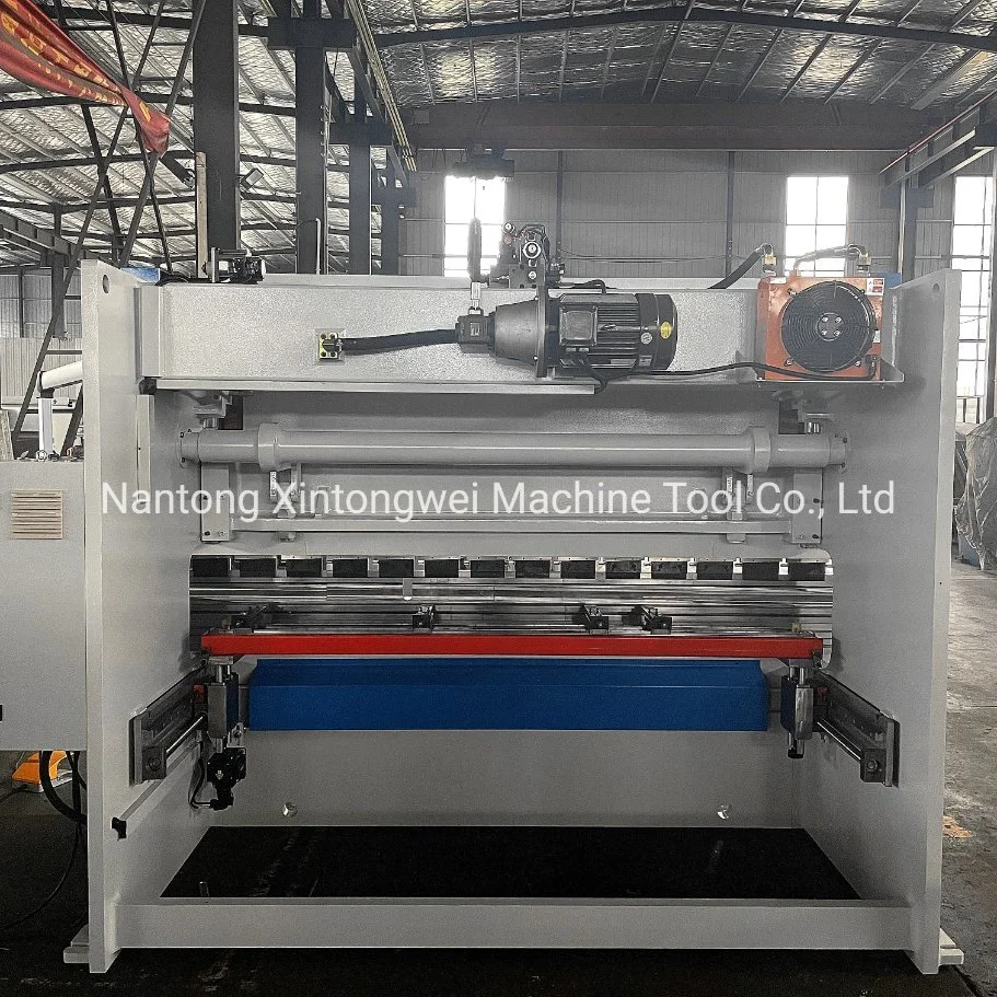 CNC Press Brake Tp10 Controller, Mechanical Crowning System 1300kn 3200mm Working Length