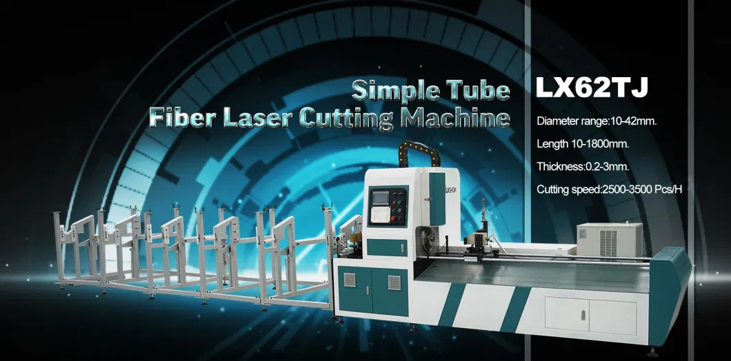 Portable CNC Pipe Tube Fiber Laser Cutting Machine for Steel Aluminum Service