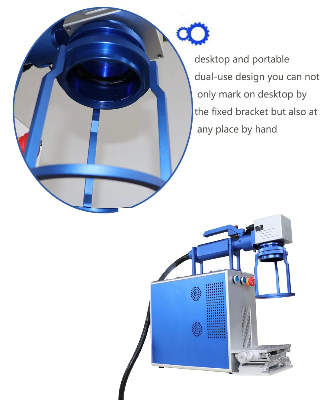 30W Fast Speed Metal CNC Laser Marking Machine, Fiber Laser