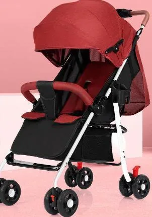 Baby Walking Machine Trolley Can Sit and Lie Stroller Trolley Folding Light out Baby Simple Umbrella Car for Children High Quality and Comfortable and Stable