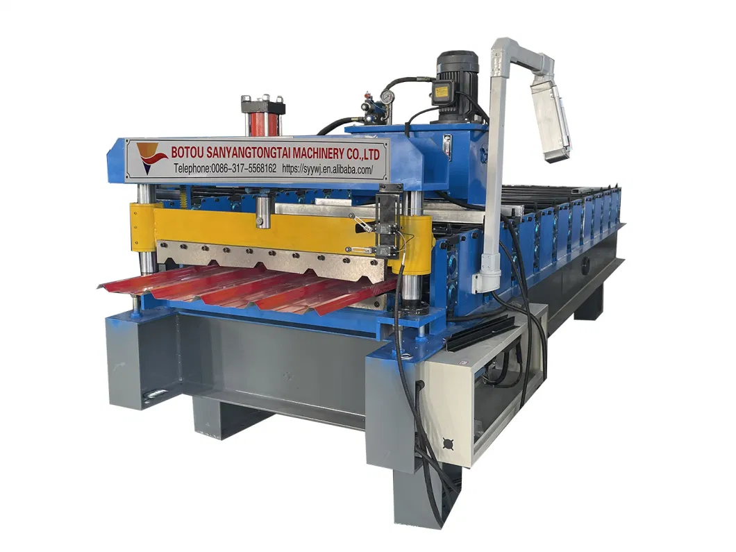 Trapezoidal Veneer Color Steel Tile Roof Panel Forming Tile Pressing Machine Cold Bending Forming Machine