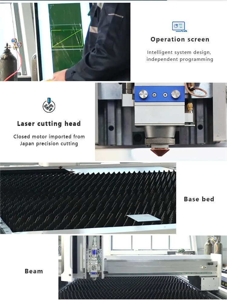 5*10 3000W 1530 CNC Fiber Laser Cutting Machine for CS Ss Metal Aluminum
