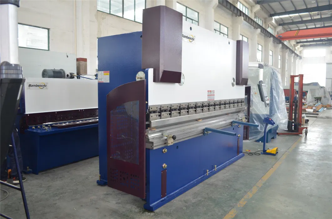 Wc67y Hydraulic Press Brakes Machinery with Electrical Servo Motor E200 System and Crowning