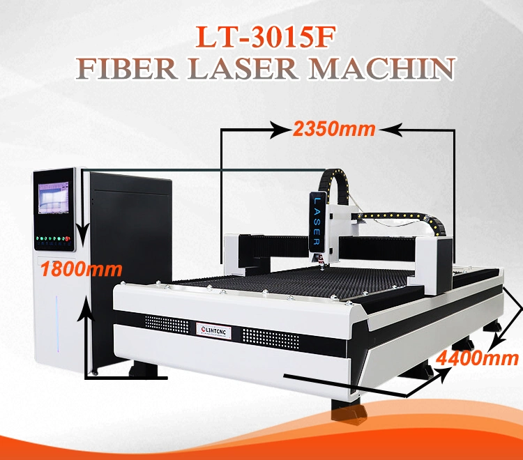 500W 1000W 1500W 1530 3015 Fiber Laser Cutting Machine CNC Router for Carbon Steel Stainless Steel Iron Aluminum Brass Price