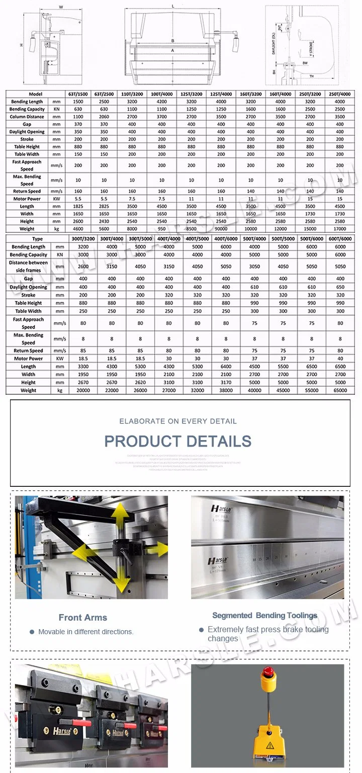 CNC Hydraulic Aluminum Composite Panel Bending Machine