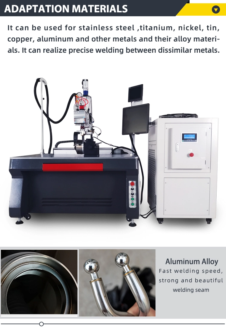 Metal Laser Welding Machine Welder Automatic Fiber Laser Welding on Aluminum Copper CNC Tube Laser Welding Equipment Price