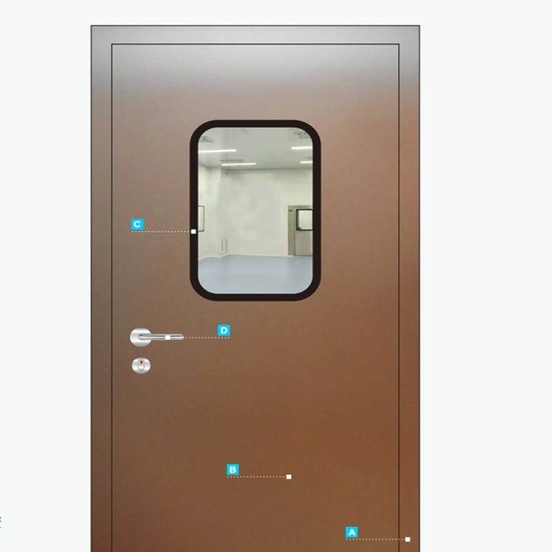 Steel Clean Door Manual Panel Plus Outer Folding Type