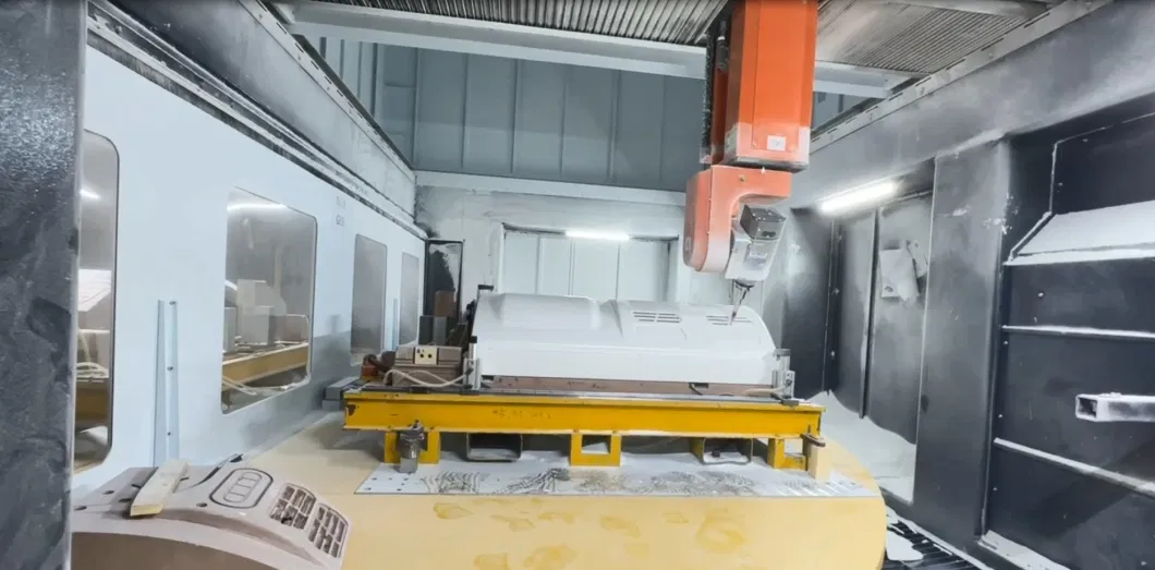 Truss Type 5 Axis Rotary Twin Table CNC Machine for Composites Materials Punching, Cutting and Trimming