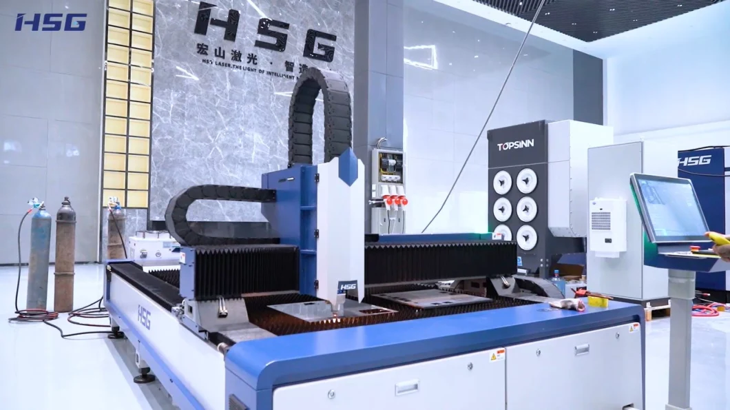Hsg Laser Factory 4020 1500W Plate CNC Fiber Laser Metal Cutting Machine Price Sheet Metal 4000*2000mm Cutting Area Servo Motor