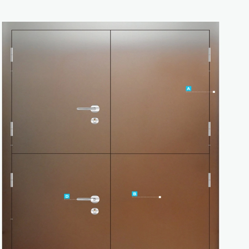 Steel Clean Door Manual Panel Plus Outer Folding Type