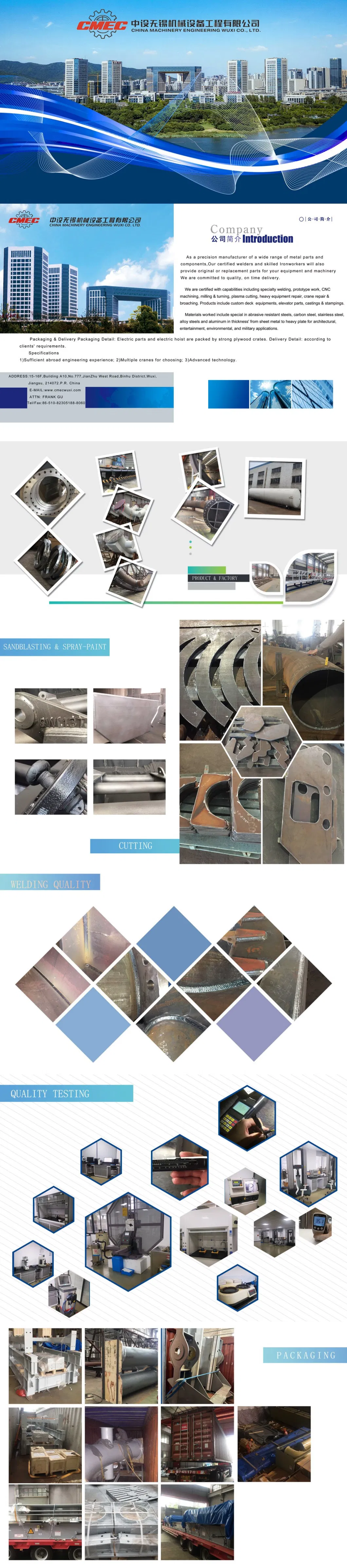 Q235 Material Customized Weld Service Supplier for Prefabricated Metal Parts-Bend Pipes