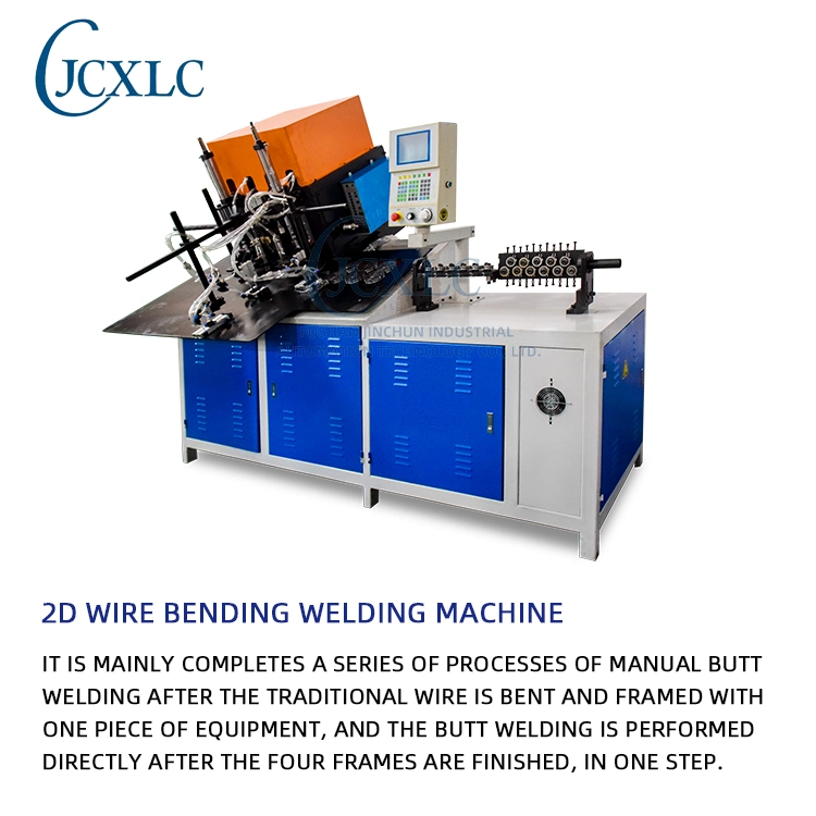 3-8mm 2D CNC Automatic Flat Bar Stainless Steel Iron Wire Rod Frame Forming Making Bending Welding Machine with Butt Welder