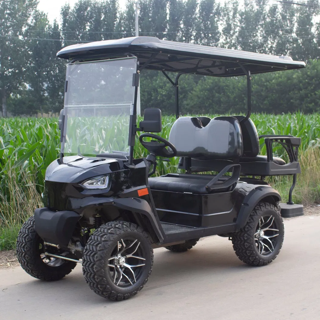 New Arrival Folded Winshield 4 Seats Electric Golf Car for Holiday Village