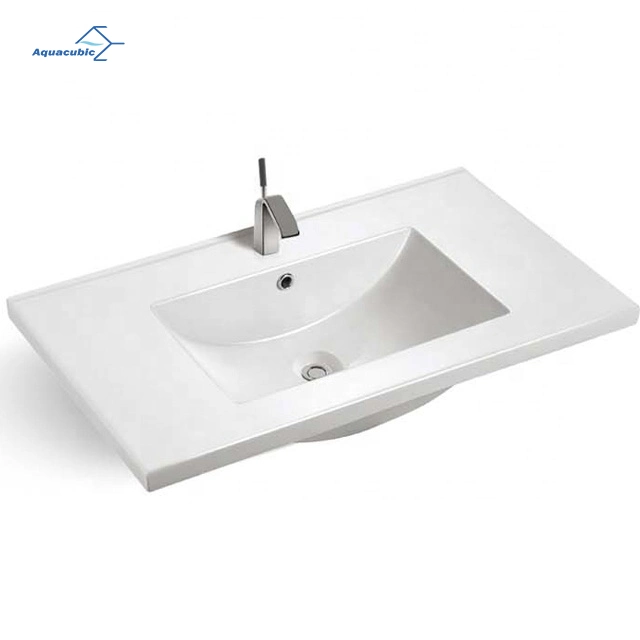 Modern Ceramic Countertop Upc Certificate Bathroom Vanity Sink Basin