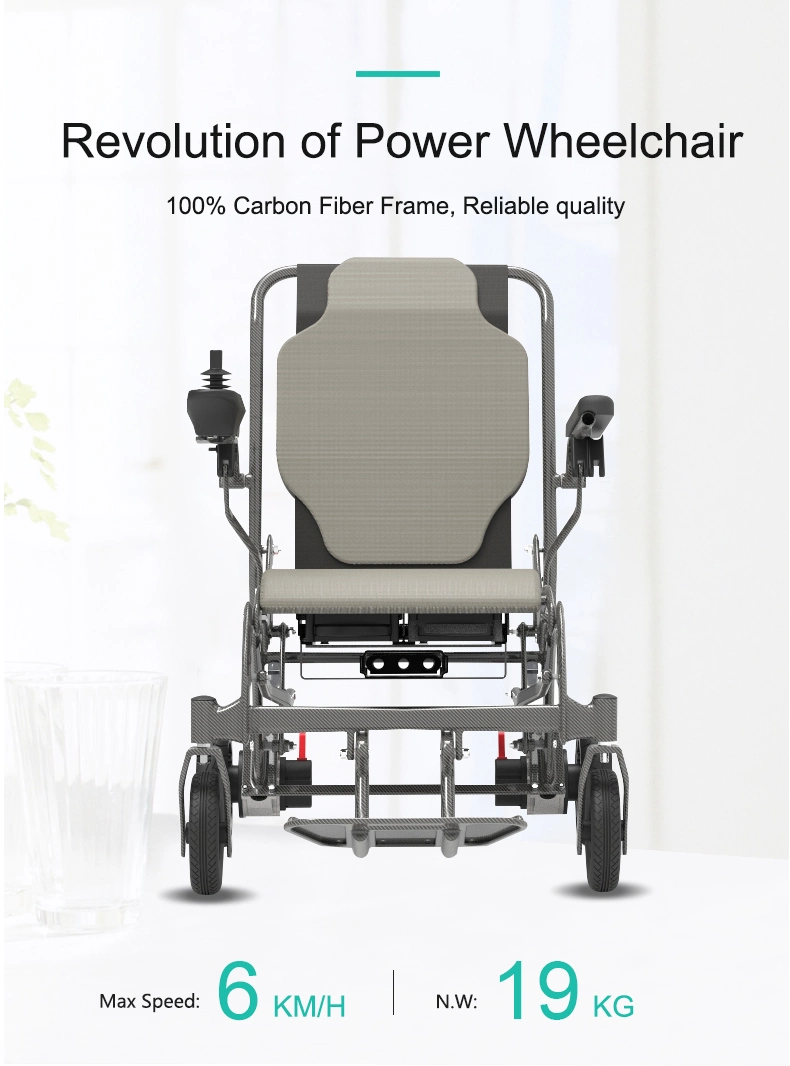 Black Elderly Walker Four-Wheeled Electric Old People&prime;s Booster to Pick up Children Bottom Speed Battery Car Folding Disabled