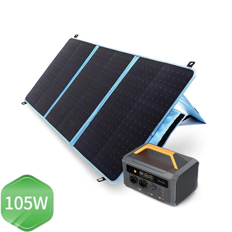 105W 200W 300W Small Home Photovoltaic Power Flexible System Portable Foldable Kit Solar Panels