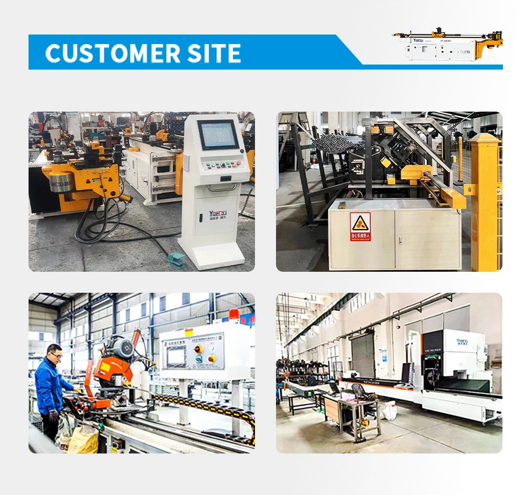 CNC Automated Servo Electric Muffler Exhaust Carbon Stainless Steel Pipe Tube Bending Machine