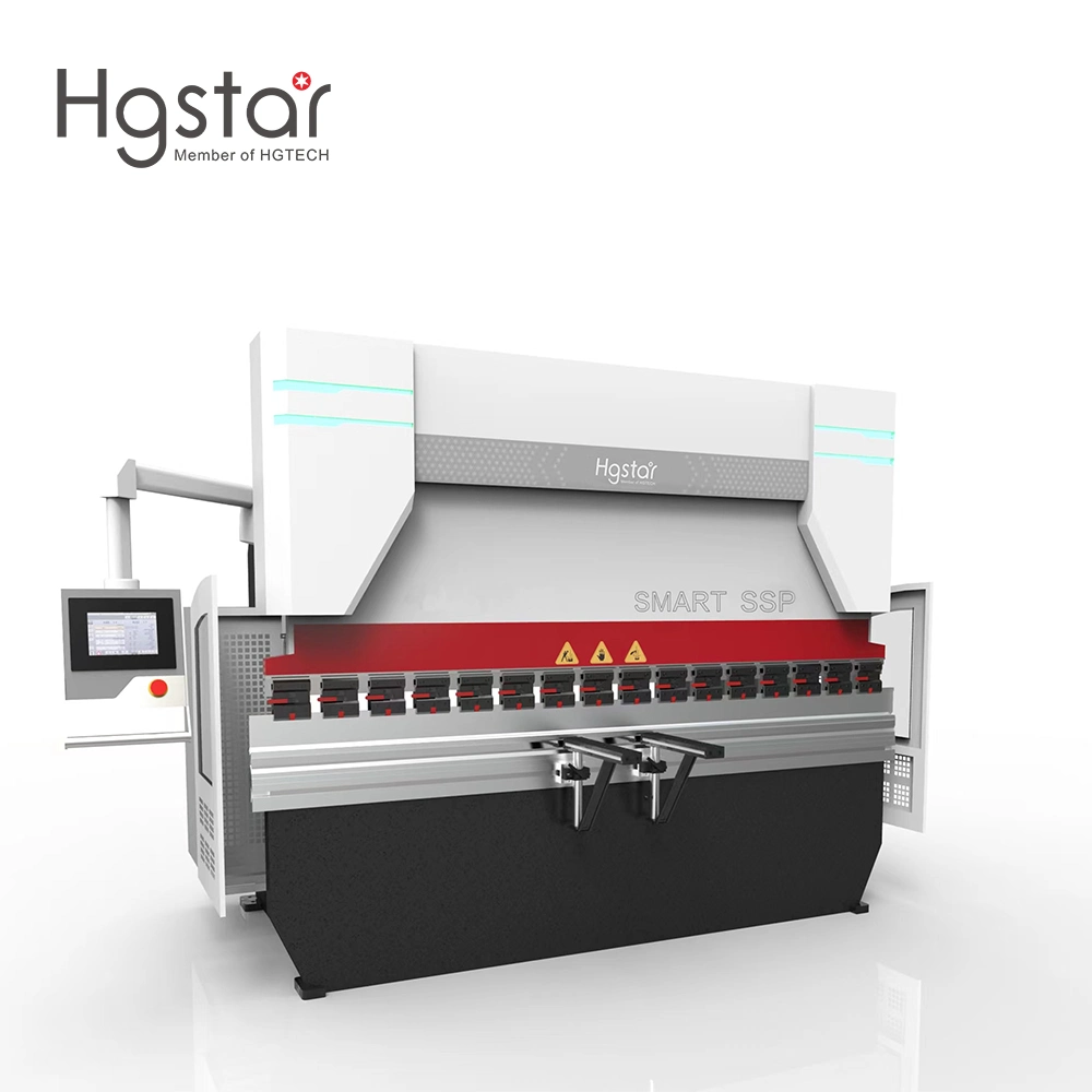 Hgstar 2023 High Quality CNC Automatic Customized Electro-Hydraulic Single Servo CNC Press Brake Machine Tube Pipe Bending/ Rolling/ Folding Machine for Metal