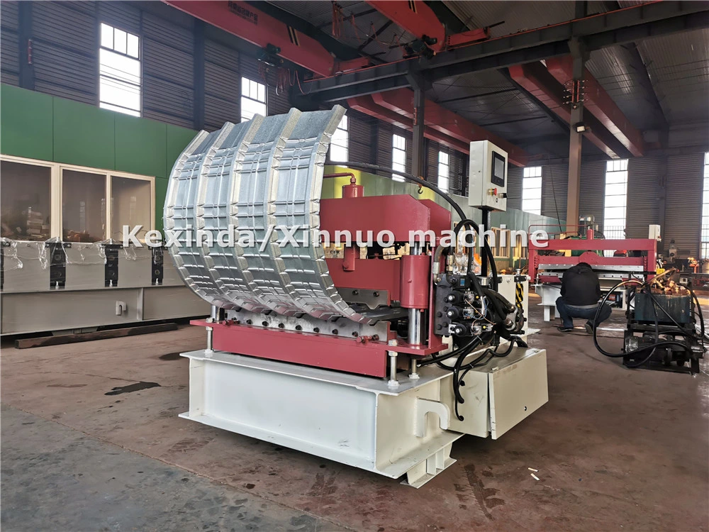 Automatic Arch Bending Curve Roof Panel Crimping Roll Forming Machine