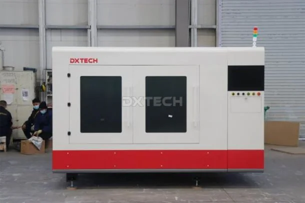 Dxtech 1390 Laser Cutting Machine Small Enclosed Fiber Laser Cutter CNC Sheet Cutting Machine for Sale