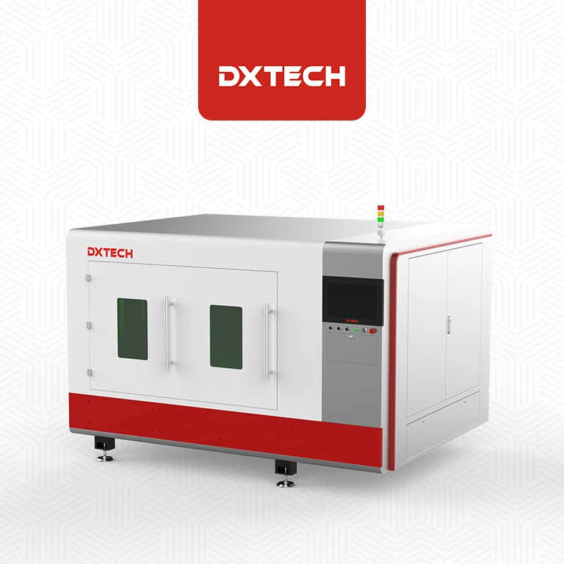 Dxtech 1390 Laser Cutting Machine Small Enclosed Fiber Laser Cutter CNC Sheet Cutting Machine for Sale