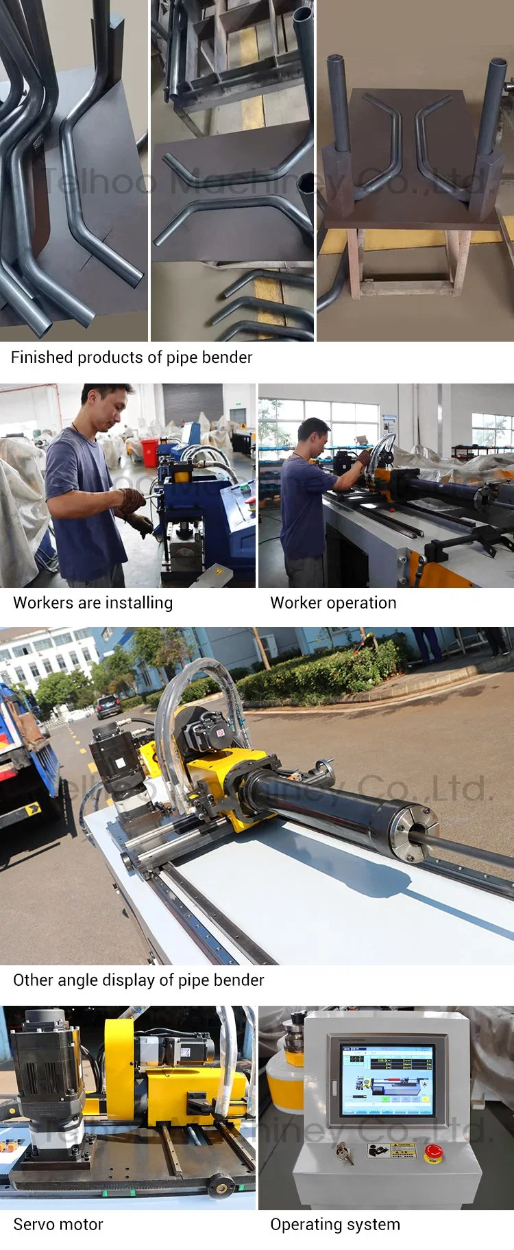 Multi Function CNC Hydraulic Pipe Bending Machine Metal Steel Pipe Tube Bending