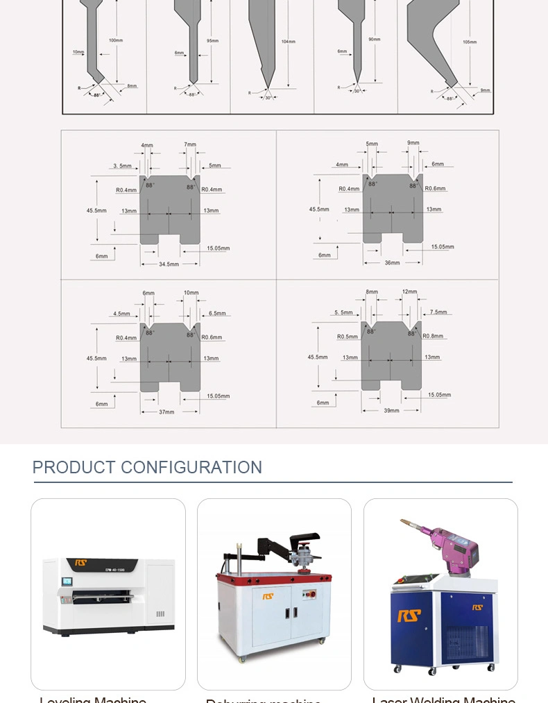 Mechanical Crowning Compensation Integrated Hydraulic System Press Brake