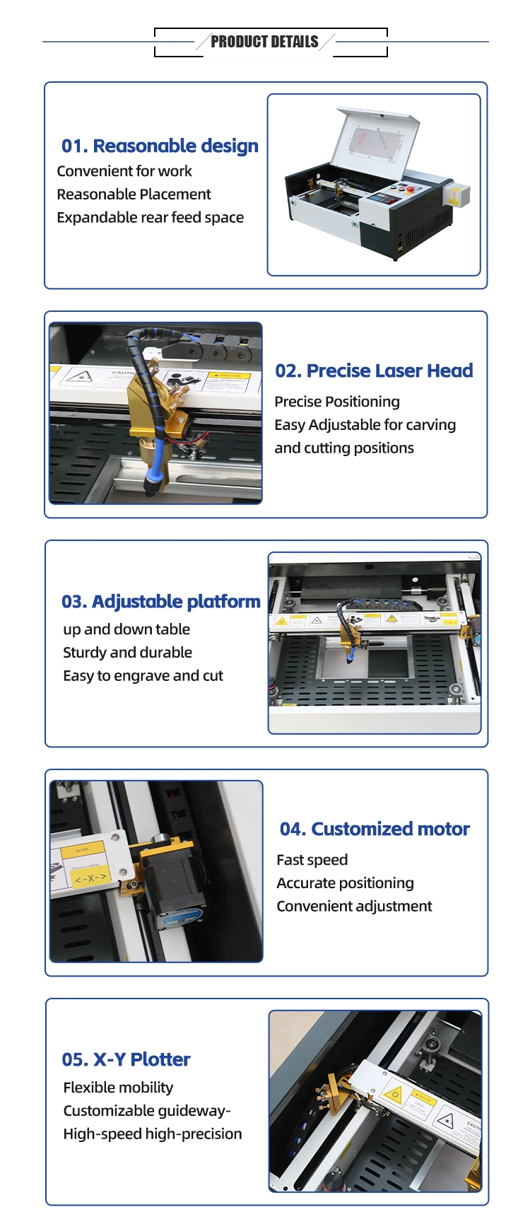 DIY CNC Laser Engraver Kits Wood Carving Laser Engraving and Cutting Machine