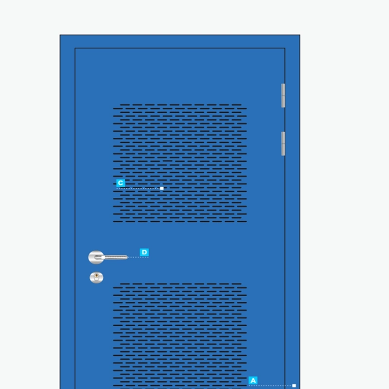 Steel Clean Door Manual Panel Plus Outer Folding Type Factory Direct Sales