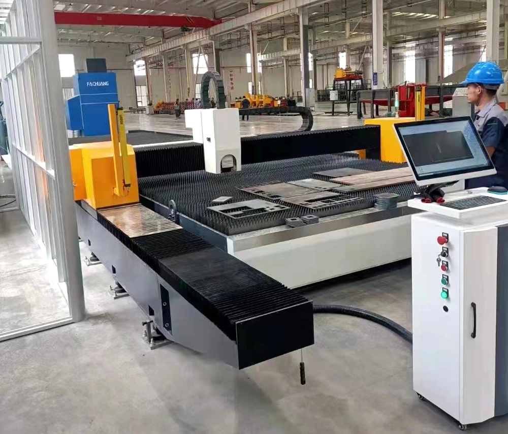 Fast Speed Gantry 10kw CNC Fiber Laser Cutter Manufacturer