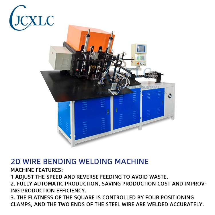 3-8mm 2D CNC Automatic Flat Bar Stainless Steel Iron Wire Rod Frame Forming Making Bending Welding Machine with Butt Welder