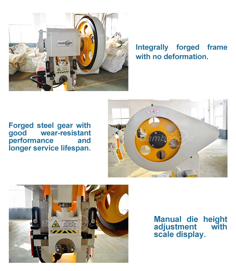 J23 Metal Press Mechanical Punching Machine CNC Power Press 63 Ton