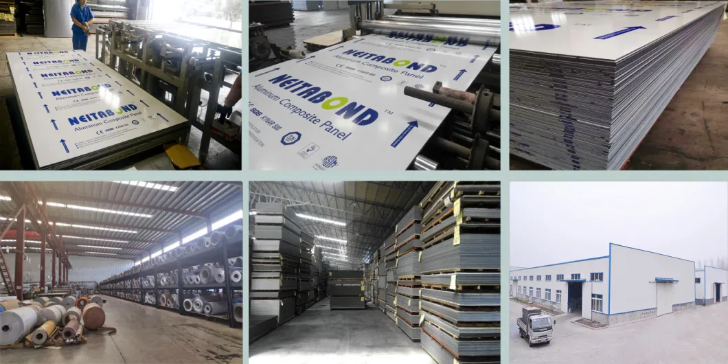 3mm 0.2mm PVDF Treating Sandwich Panel for Signage, Sign Board