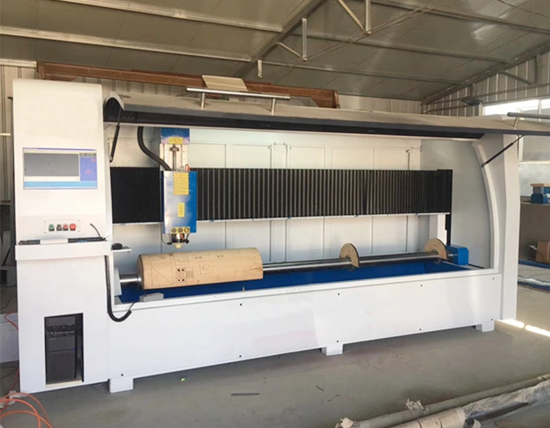 CNC Rotary Curved Plywood Die Cutting Machine