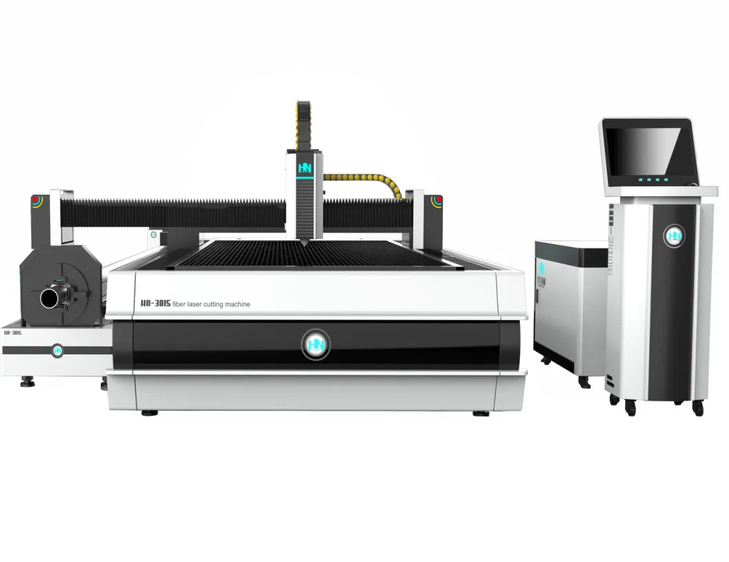 1000W 2000W 3000W 4kw CNC Fiber Laser Cutter for Steel Aluminum Sheet Metal Wuhan Raycus Fiber Laser Cutting Machine