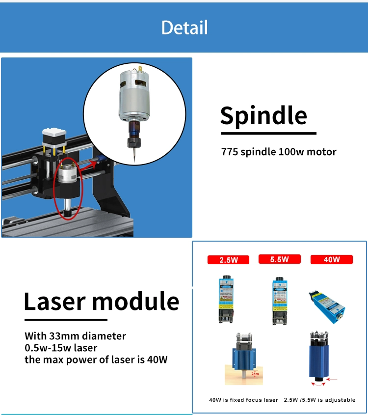 CNC 3018 PRO 40W Laser Engraving Machine Wood Router