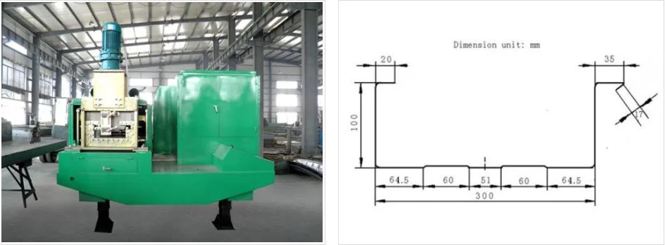 Bh-600-300 Steel Arch Roof Panel Roll Forming Machine/Metal Bending Arch Sheet Building Roll Forming Machine