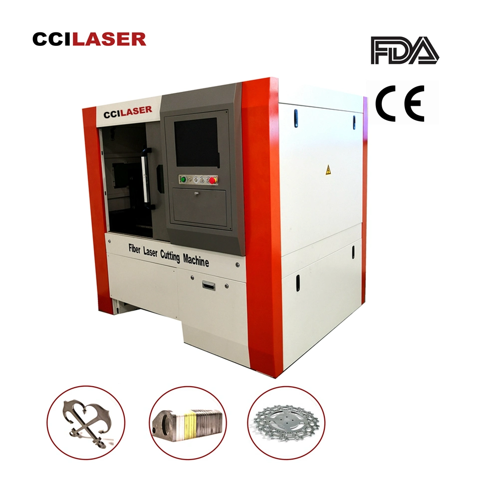 Small Size Laser Cutter High Precision 600*600 600*500mm CNC Fiber Metal Laser Cutting Machine Price 1000W