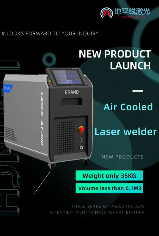 Air Cooled 1000W Horizon China Efficiency Portable CNC Fiber Laser