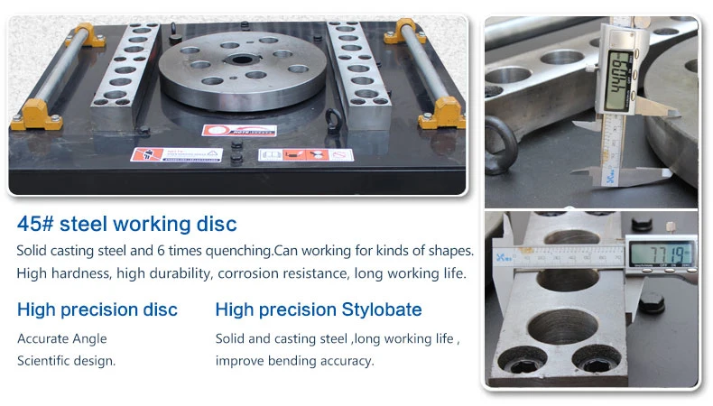 Steel Bending Machine Price Bar Bender/Gw50A 6-50mm Rebar Steel Rod Bar Stirrup Bender