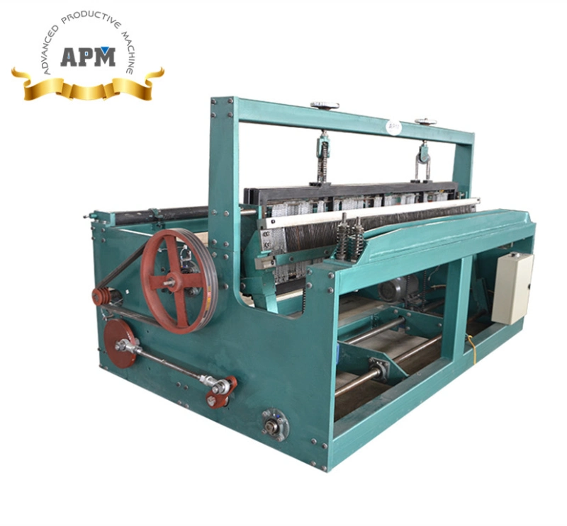 Semi Automatic Crimped Wire Mesh Weaving Machine for Sieve Screen Fence Panel