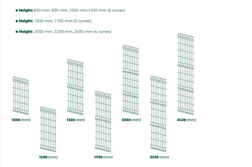 Home Outdoor Decorative Metal 3D Bending Curved Fence Panel Welded Rigid Wire V Mesh Garden Fence
