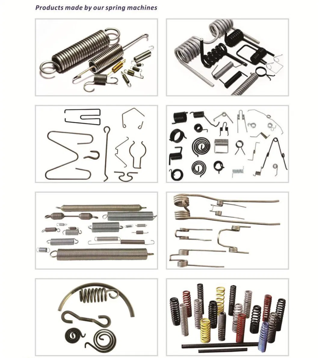 CNC Spring Machine with 12 Axis 8.0mm KCT-1280WZ Metal Stamping Parts for Hydraulic Bending Machine