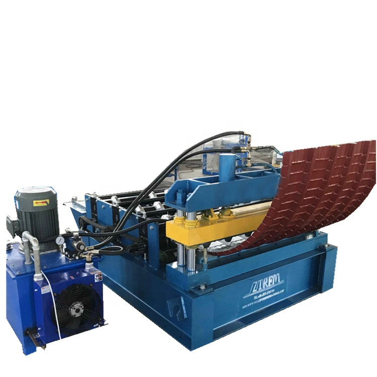 Construction Machinery Curved Roofing Arch Sheet Building Machine Hydraulic Crimping Machine Tile Machinery