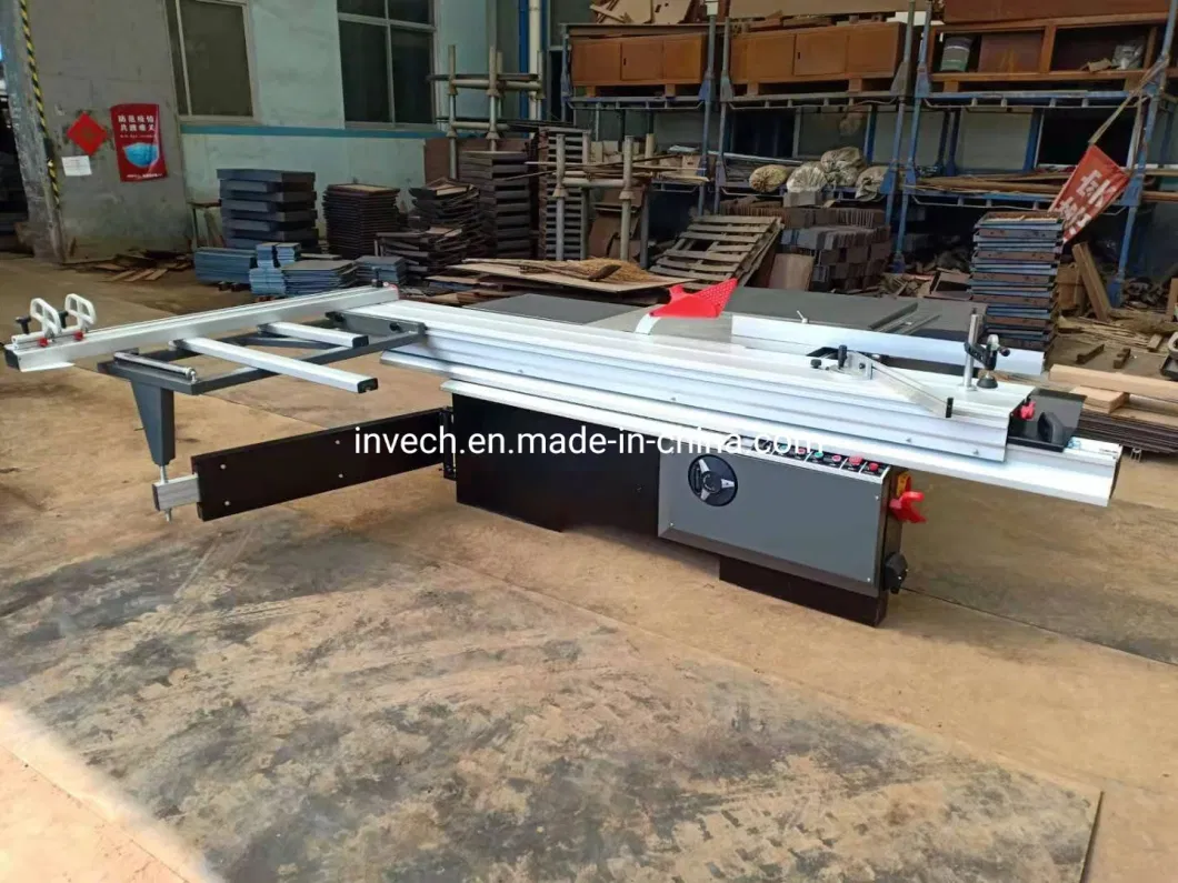 Semi-Automatic Wood Panel Saw Machine with Adjustable Cutting Angle